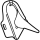 GM 85135170 Cover, Front Seat Back Reclining, Black GM 85135170 Cover, Front Seat Back Reclining, Black
