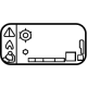 GM 84632622 A/C Label GM 84632622 A/C Label