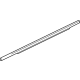 GM 84647755 Belt Molding, Black, Front Driver Side GM 84647755 Belt Molding, Black, Front Driver Side