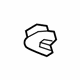 GM 84136822 Sunvisor Support GM 84136822 Sunvisor Support