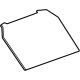 GM 26406073 Liner Assembly-Front Floor Console Variable 1 *Backen Blackk
