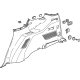 GM 84956999 Lower Quarter Trim, Black, Rear Passenger Side GM 84956999 Lower Quarter Trim, Black, Rear Passenger Side