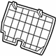 GM 88994894 Seat Back Panel, Black GM 88994894 Seat Back Panel, Black