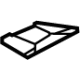 GM 84417164 Lower Bracket, Passenger Side GM 84417164 Lower Bracket, Passenger Side