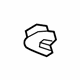 GM 84136819 Sunvisor Support GM 84136819 Sunvisor Support