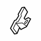 GM 22864062 Windshield Frame Upper Bracket, Front GM 22864062 Windshield Frame Upper Bracket, Front