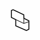 GM 23441344 Side Bracket, Rear GM 23441344 Side Bracket, Rear
