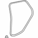 GM 39203330 Door Weatherstrip, Rear Driver Side