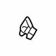 GM 15043750 Trim Panel Retainer, Bottom Top GM 15043750 Trim Panel Retainer, Bottom Top