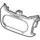 GM 42578259 Center Bezel, Jet Black, Lower GM 42578259 Center Bezel, Jet Black, Lower