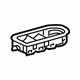 GM 23256253 Switch Bezel, Driver Side GM 23256253 Switch Bezel, Driver Side