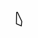 GM 25973036 Door Shell, Titanium, Rear Passenger Side GM 25973036 Door Shell, Titanium, Rear Passenger Side