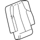 GM 85745601 Cover Assembly-Rear Seat Back (Right-Hand Proc) *Camelia GM 85745601 Cover Assembly-Rear Seat Back (Right-Hand Proc) *Camelia