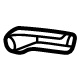 GM 85617876 Handle-Rear Seat Reclining *Medium Dark Cinr GM 85617876 Handle-Rear Seat Reclining *Medium Dark Cinr