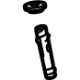 GM 85612297 Guide Assembly-Rear Seat Head Restraint *Medium Dark Cinr