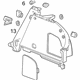 GM 23320889 Lower Quarter Trim, Black, Rear Driver Side GM 23320889 Lower Quarter Trim, Black, Rear Driver Side