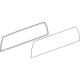 GM 85026396 Window, Back/Rear Door Window GM 85026396 Window, Back/Rear Door Window