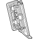 GM 85684682 Outlet Assembly-Instrument Panel Center Air *Piano Black