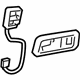 GM 25821136 Handle Bezel, Gray, Passenger Side