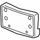 GM 22757025 License Bracket, Front GM 22757025 License Bracket, Front