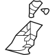 GM 84930905 Extension, Front Inner Passenger Side