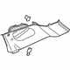 GM 84551371 Upper Quarter Trim, Black, Rear Passenger Side GM 84551371 Upper Quarter Trim, Black, Rear Passenger Side