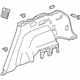 GM 84551365 Lower Quarter Trim, Black, Rear Passenger Side GM 84551365 Lower Quarter Trim, Black, Rear Passenger Side