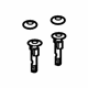 GM 22909693 Headrest Guide, Brown, Driver Side GM 22909693 Headrest Guide, Brown, Driver Side