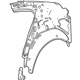 GM 23449441 Inner Panel, Rear Driver Side