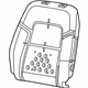 GM 92247321 Seat Back Pad GM 92247321 Seat Back Pad