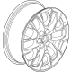 GM 26421985 Wheel, Rear Or Spare GM 26421985 Wheel, Rear Or Spare