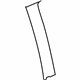 GM 42601947 Black Out Tape, Driver Side GM 42601947 Black Out Tape, Driver Side