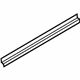 GM 19316923 Lower Weatherstrip, Rear GM 19316923 Lower Weatherstrip, Rear