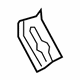GM 10377480 Upper Reinforcement, Passenger Side