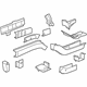 GM 22877783 Lower Rail Assembly, Front Driver Side