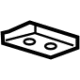 GM 95932881 Rear Floor Pan Outer Support GM 95932881 Rear Floor Pan Outer Support