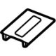 GM 84095348 Rear Sill Plate Lock Cover, Gray GM 84095348 Rear Sill Plate Lock Cover, Gray
