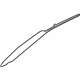 GM 25759303 Windshield Pillar Trim, Gray, Driver Side