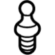 GM 12673451 Upper Cover Ball Stud