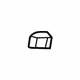 GM 13416751 Door Weatherstrip Upper Insulator, Front Inner Driver Side GM 13416751 Door Weatherstrip Upper Insulator, Front Inner Driver Side