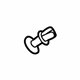 GM 11611342 Door Weatherstrip Retainer, Front, Plastic GM 11611342 Door Weatherstrip Retainer, Front, Plastic