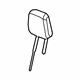 GM 84553189 Headrest, Black