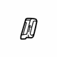 GM 23437383 Seat Belt Guide, Jet Black, Passenger Side GM 23437383 Seat Belt Guide, Jet Black, Passenger Side