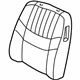 GM 88898201 Seat Back Cover, Front GM 88898201 Seat Back Cover, Front