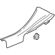 GM 84887590 Rear Sill Plate, Jet Black, Driver Side