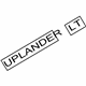 GM 15222335 Nameplate, Rear GM 15222335 Nameplate, Rear