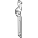 GM 42734528 Outer Brace, Front Passenger Side GM 42734528 Outer Brace, Front Passenger Side