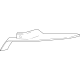 GM 85141130 Trim Molding, Driver Side, Carbon GM 85141130 Trim Molding, Driver Side, Carbon