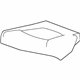 GM 95063845 Cushion Cover, Titanium GM 95063845 Cushion Cover, Titanium