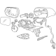 GM 86535524 Mirror, Inside/Outside Rear View GM 86535524 Mirror, Inside/Outside Rear View
